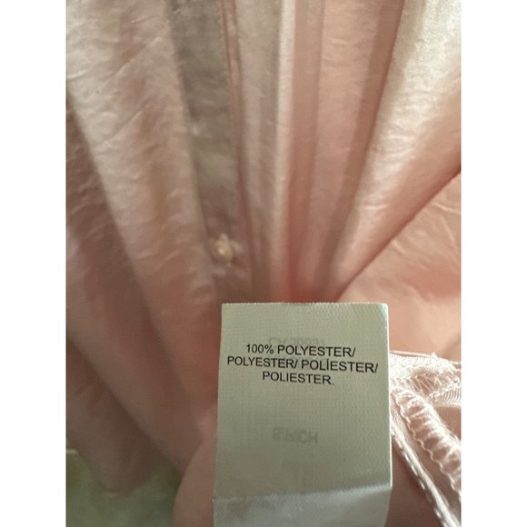 Lucky Brand size S blush pink button front long sleeve top - Picture 5 of 8